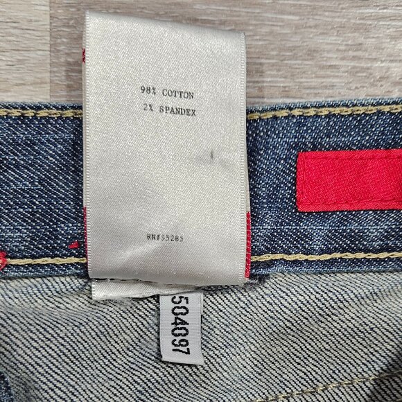 Express X2 Curvy W31 Fit Quality Denim Jeans Women’s Size 0 Regular Vintage - Picture 8 of 10